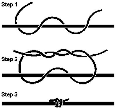 Bobber stop knot